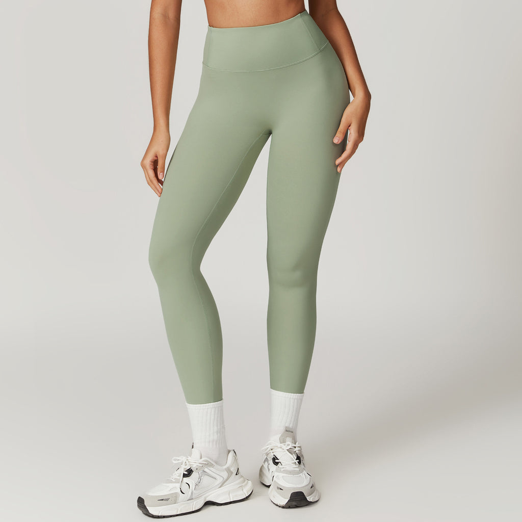 Running nude quick-drying fitness pants breathable outer wear tight sports pants high waist hip lift yoga pants women