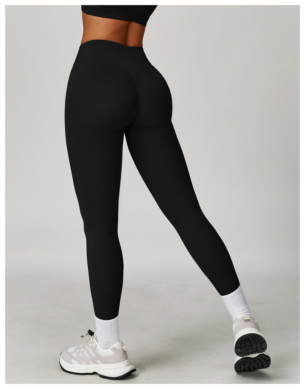 Nude Yoga Pants Cross High Waist Tight Casual Pants Running Sports Fitness Yoga Pants