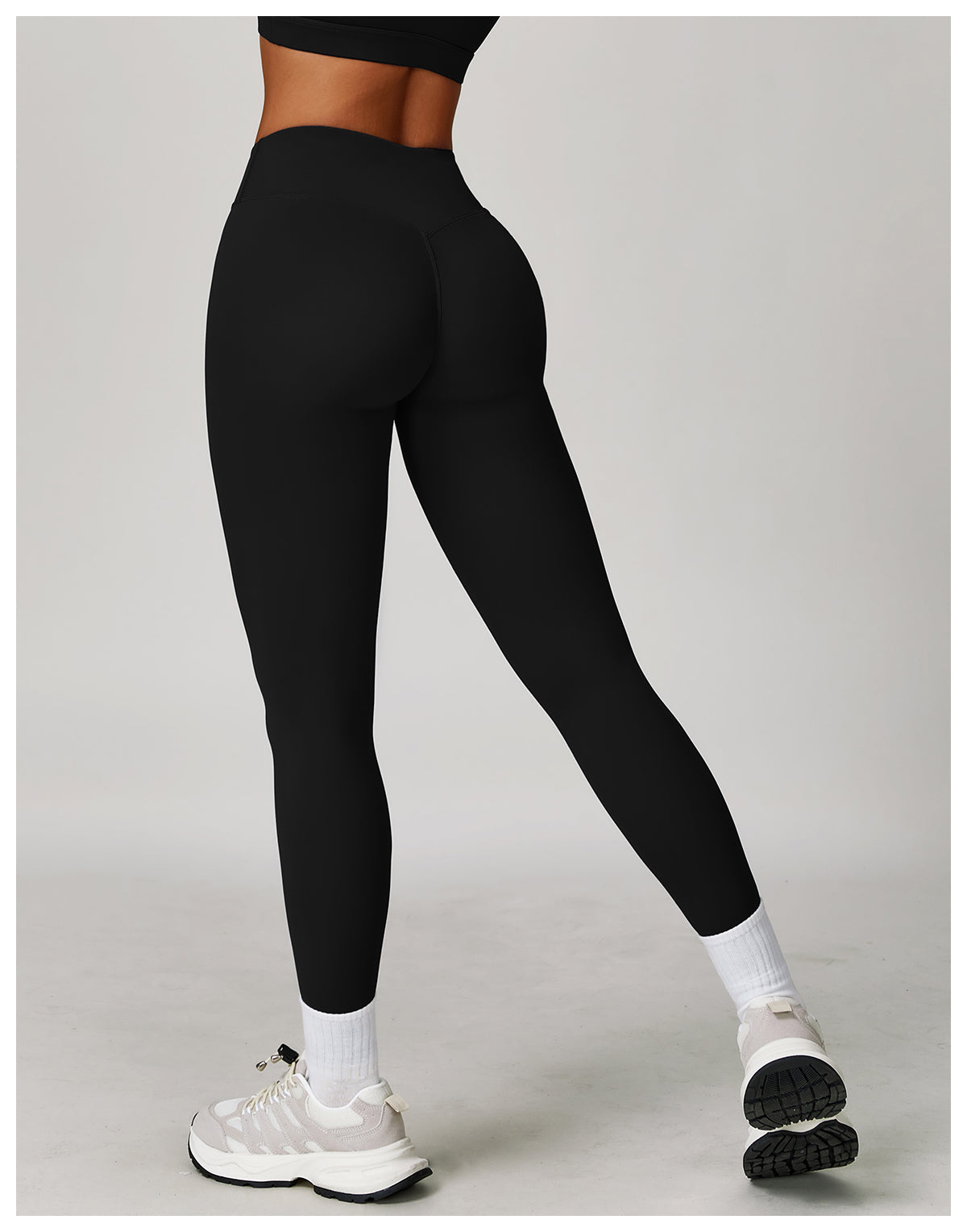 Nude Yoga Pants Cross High Waist Tight Casual Pants Running Sports Fitness Yoga Pants