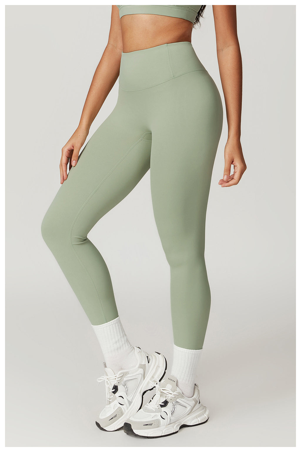 Running nude quick-drying fitness pants breathable outer wear tight sports pants high waist hip lift yoga pants women