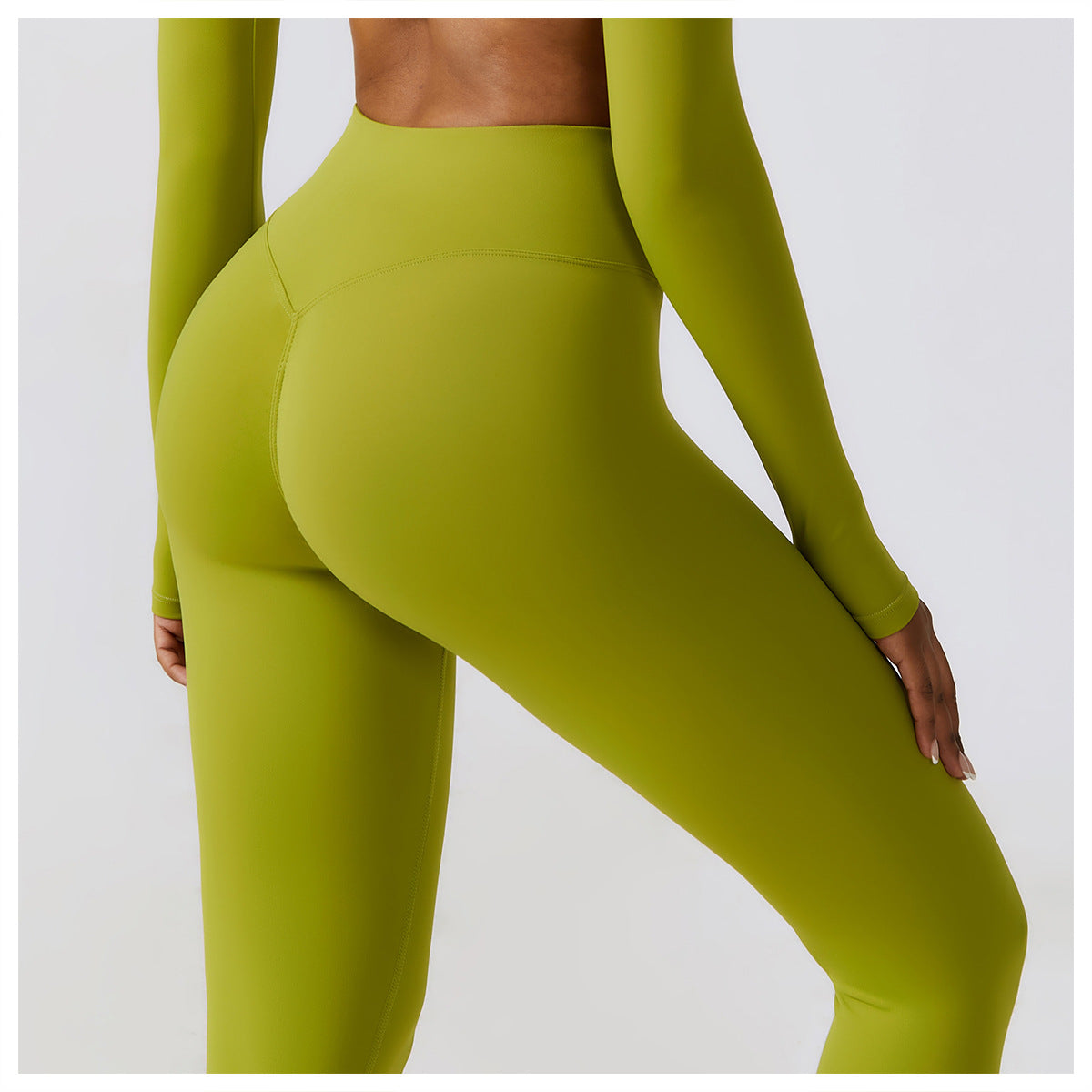 Running nude quick-drying fitness pants breathable outer wear tight sports pants high waist hip lift yoga pants women