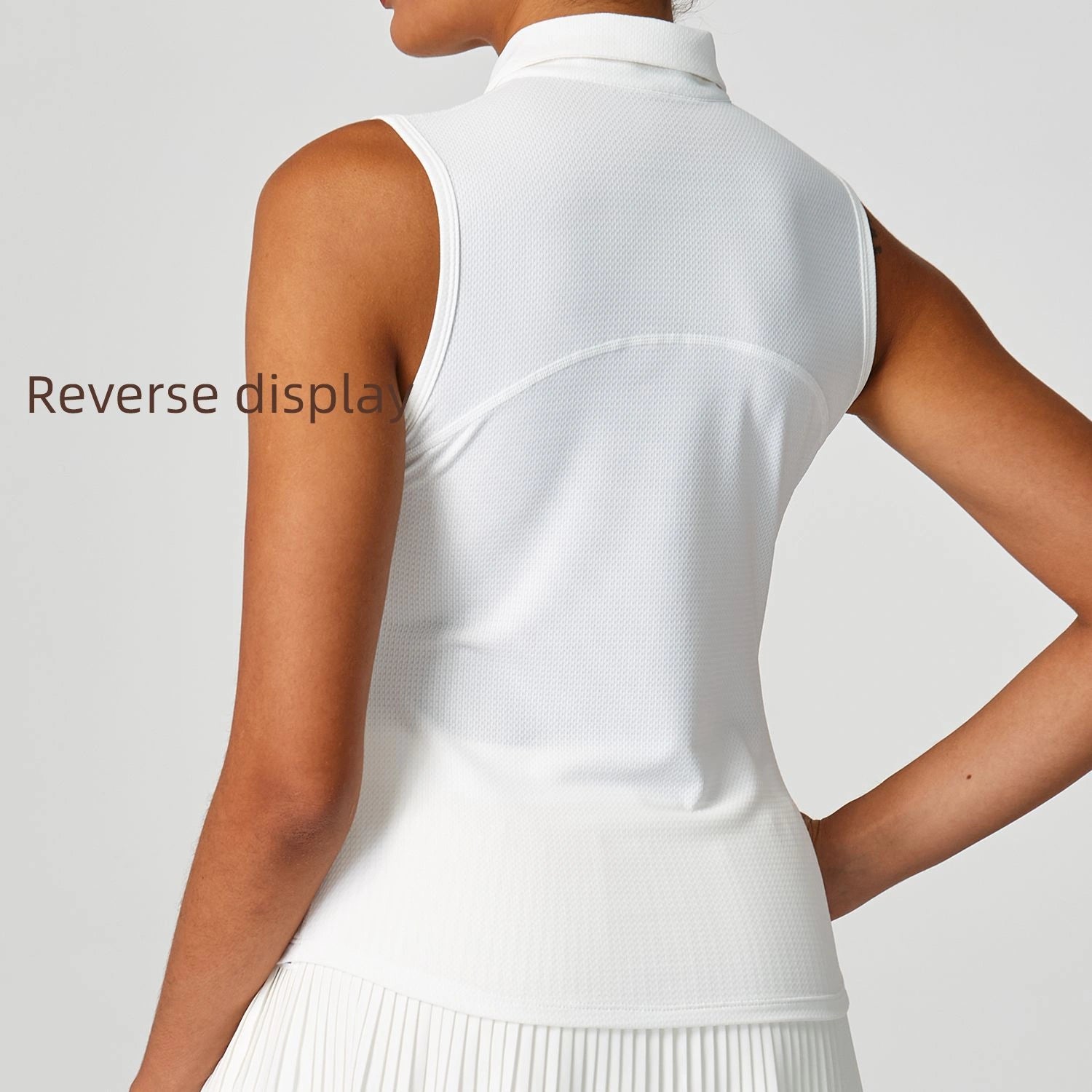Tennis Suit POLO Shirt Women's Sleeveless Quick Dry Breathable Yoga Golf Sports T-Shirt