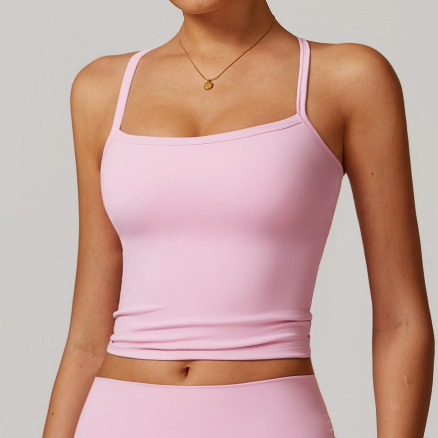 Brushed back yoga vest quick-drying fitness top outer wear running sports vest