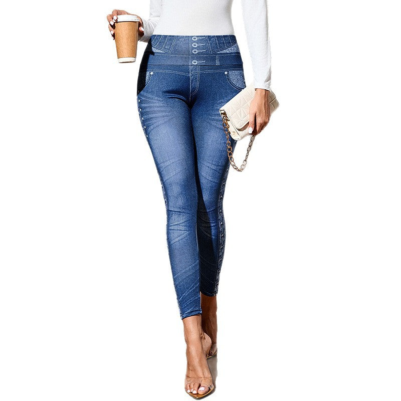 Yoga Leggings with Pocket Slimming & Versatile Outer Wear Comfort Stretch Ankle-Length Fitness Pants