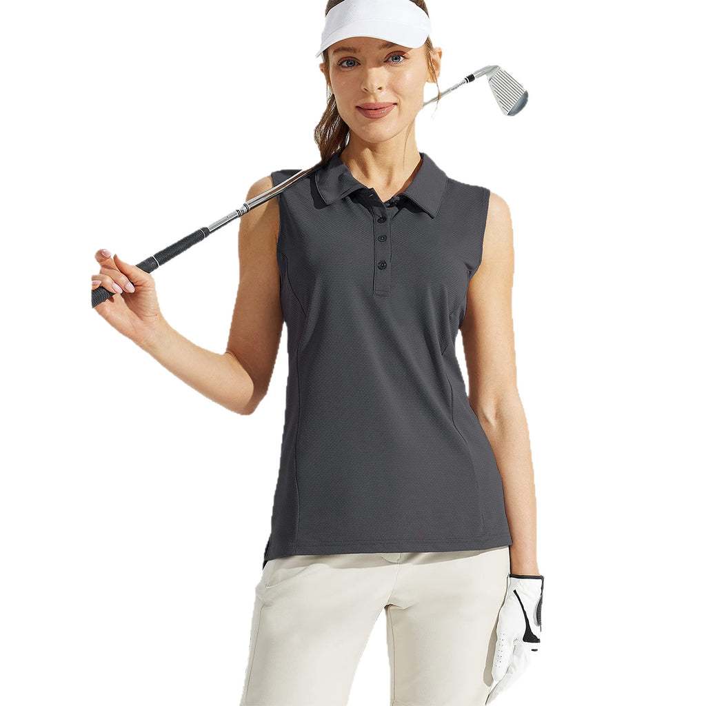 New Golf Jackets Women's Tennis Uniforms Sleeveless Tops Fashion POLO Shirts Women's Sports Tops Breathable and Quick Dry