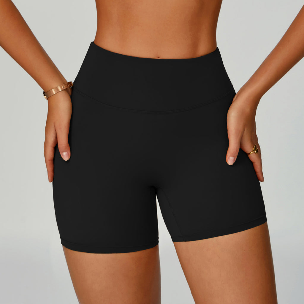 Sports shorts eco-friendly recycled high waist fitness shorts women's outdoor running sports yoga pants