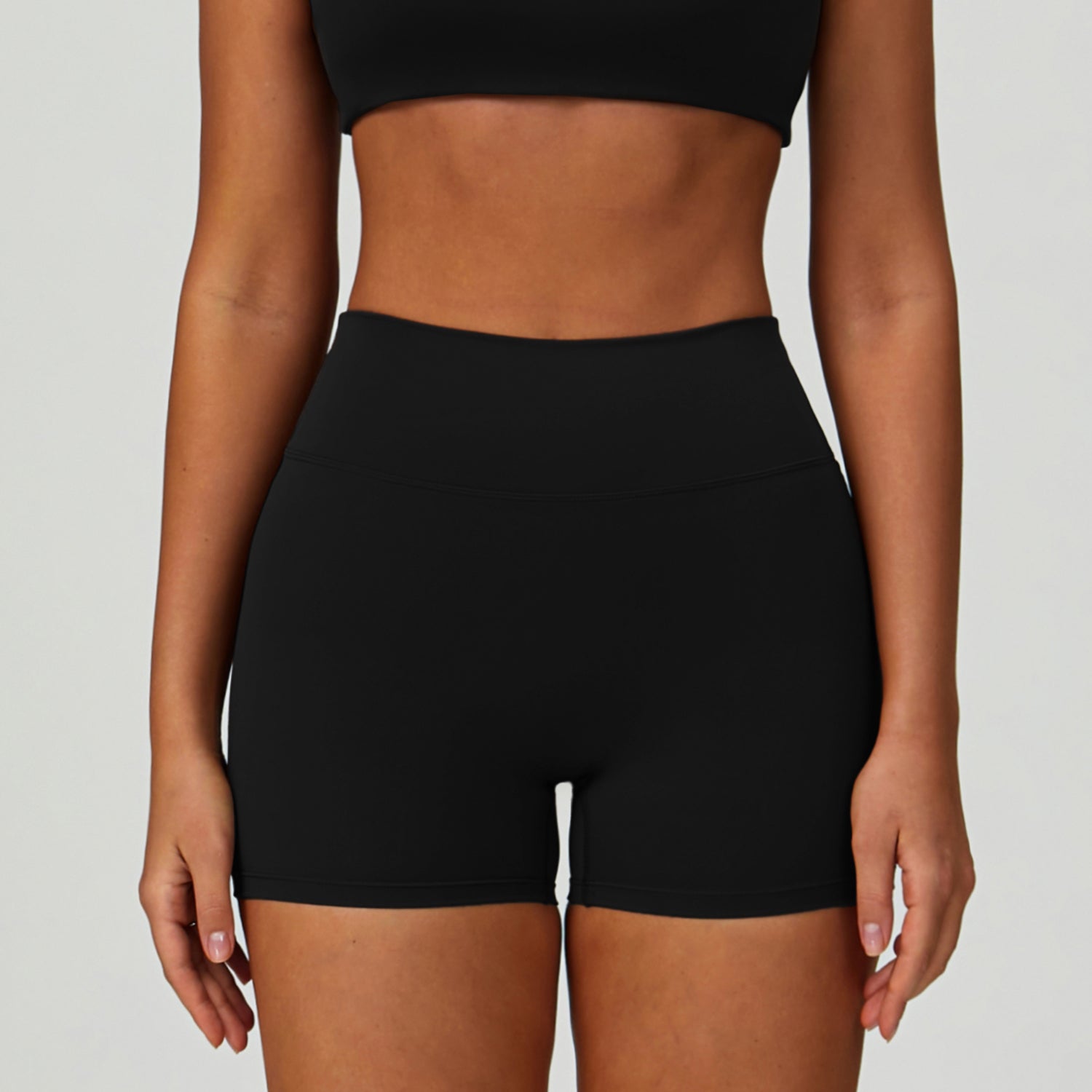 Yoga shorts tight high waist quick-drying outdoor sports shorts women's casual running fitness clothes