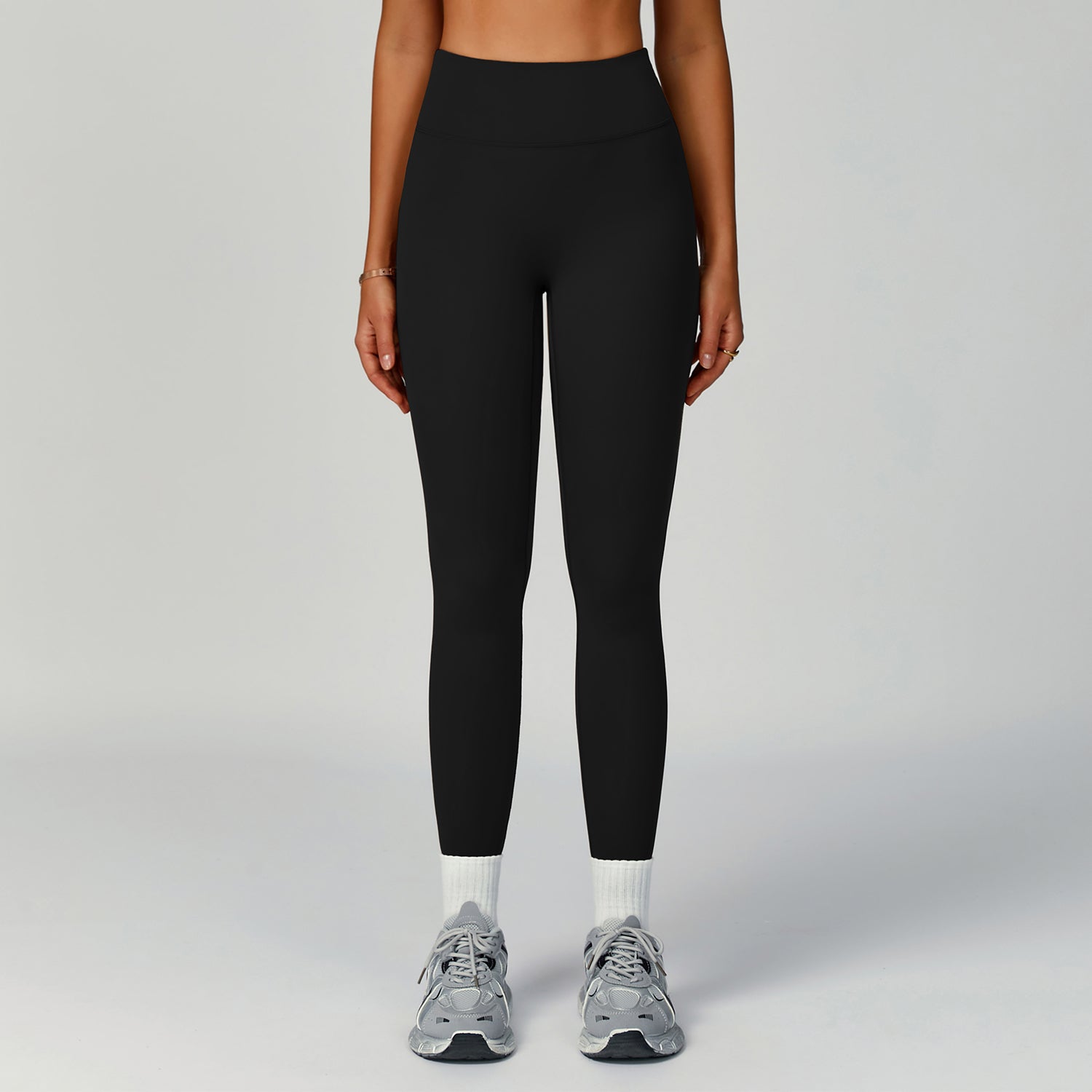Environmentally friendly recycled high waist leggings outdoor running yoga pants women's quick-drying sports fitness pants