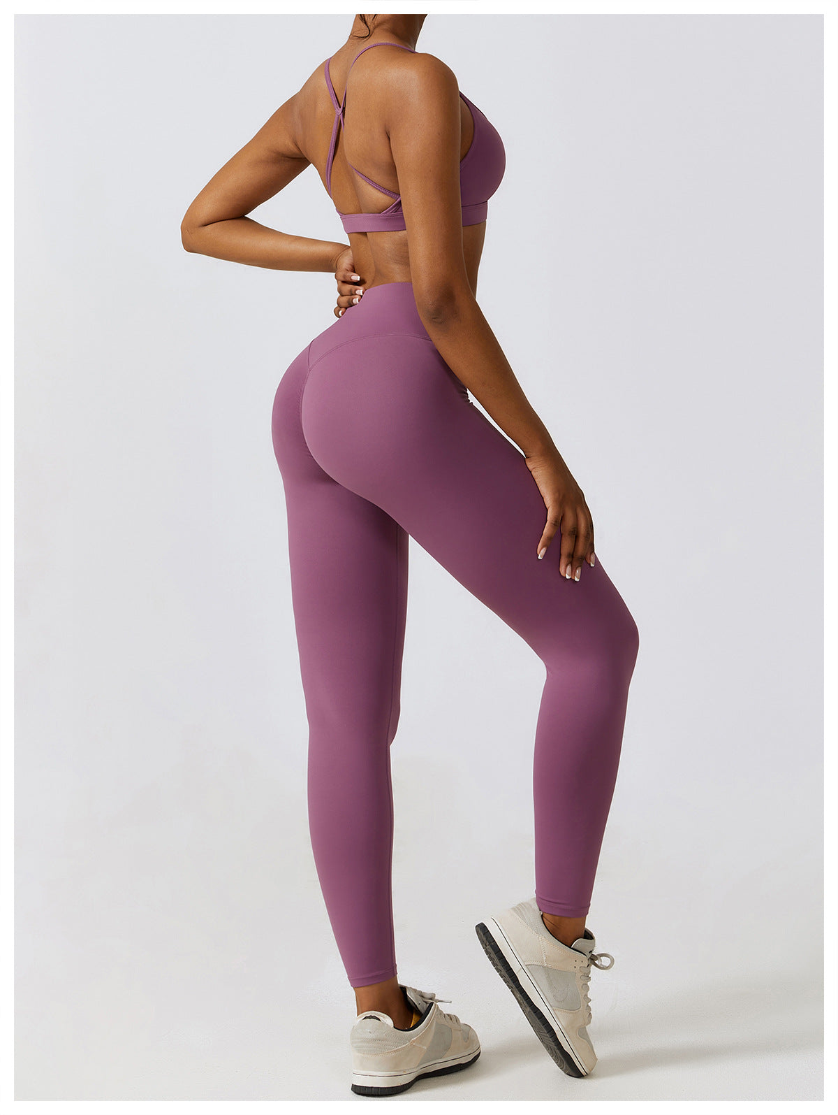 Running nude quick-drying fitness pants breathable outer wear tight sports pants high waist hip lift yoga pants women