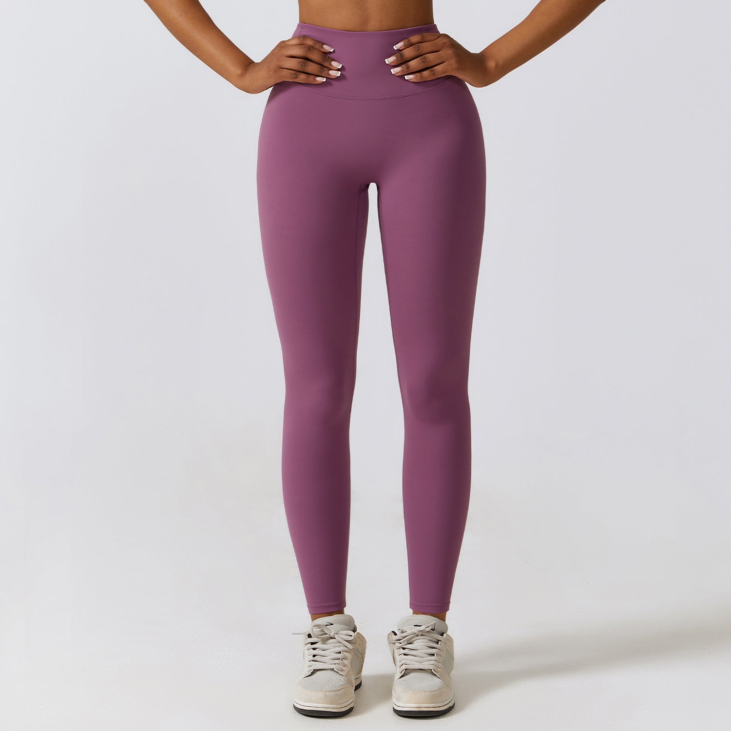 Running nude quick-drying fitness pants breathable outer wear tight sports pants high waist hip lift yoga pants women