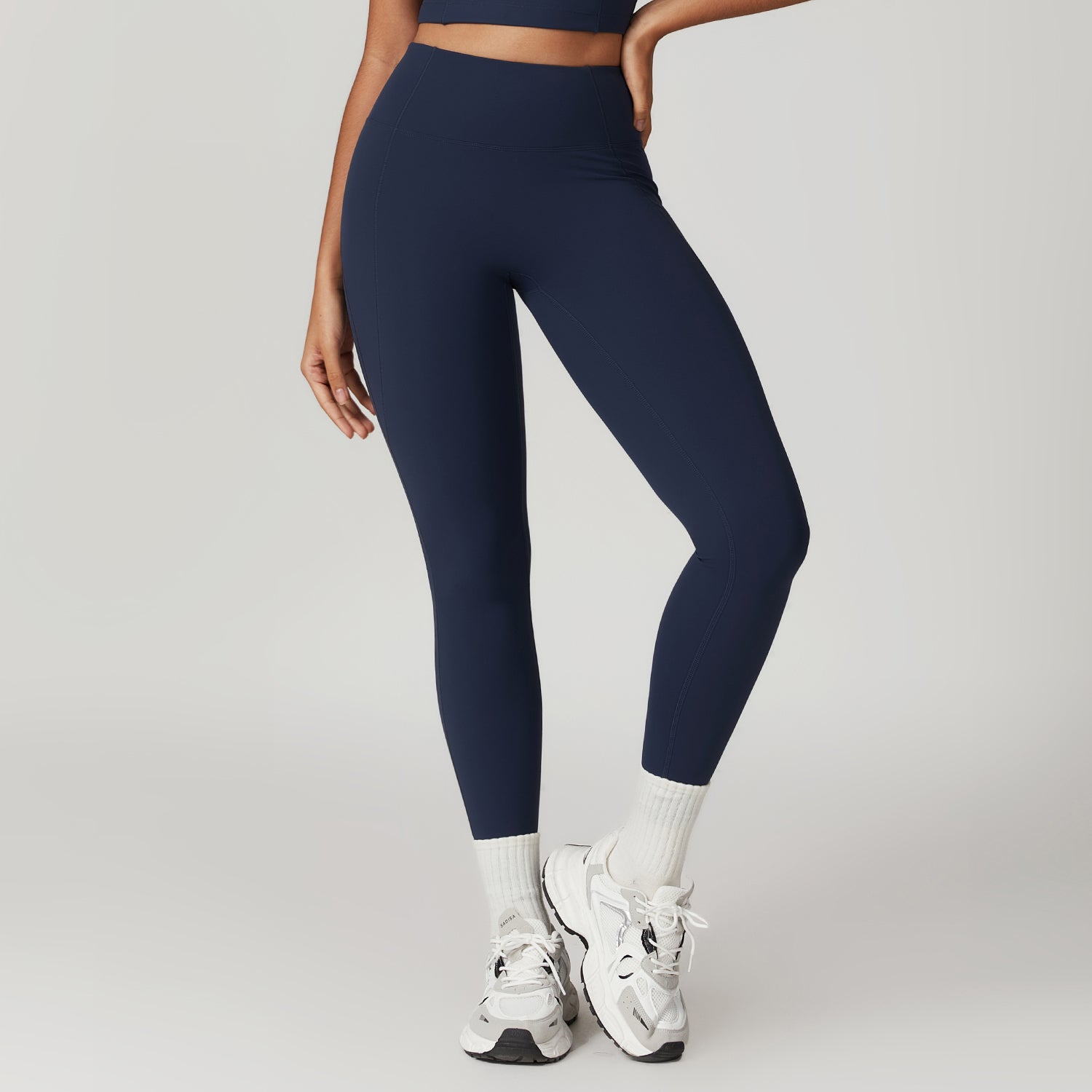High-waisted hip-lifting yoga pants for women, running, nude, quick-drying fitness pants, breathable, outerwear, tights