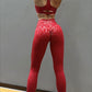 High-Waisted Leopard Print Yoga Leggings with High Support & Slimming Fit