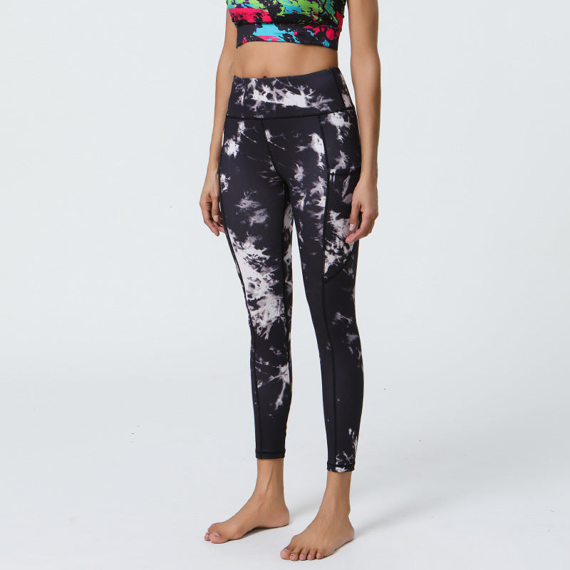 Printed Yoga Leggings with Diverse Long-Lasting Prints, High Support, Elastic Comfort for Fitness Enthusiasts and Gym Use