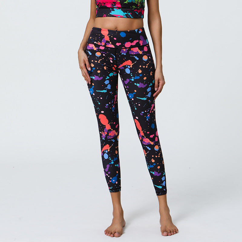 Diverse Prints High Support Muscle Compression Printed Yoga Leggings for Gym & Daily Wear