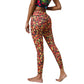 High Support Muscle Compression Printed Yoga Pants with Long-Lasting Diverse Prints for Gym & Outer Wear