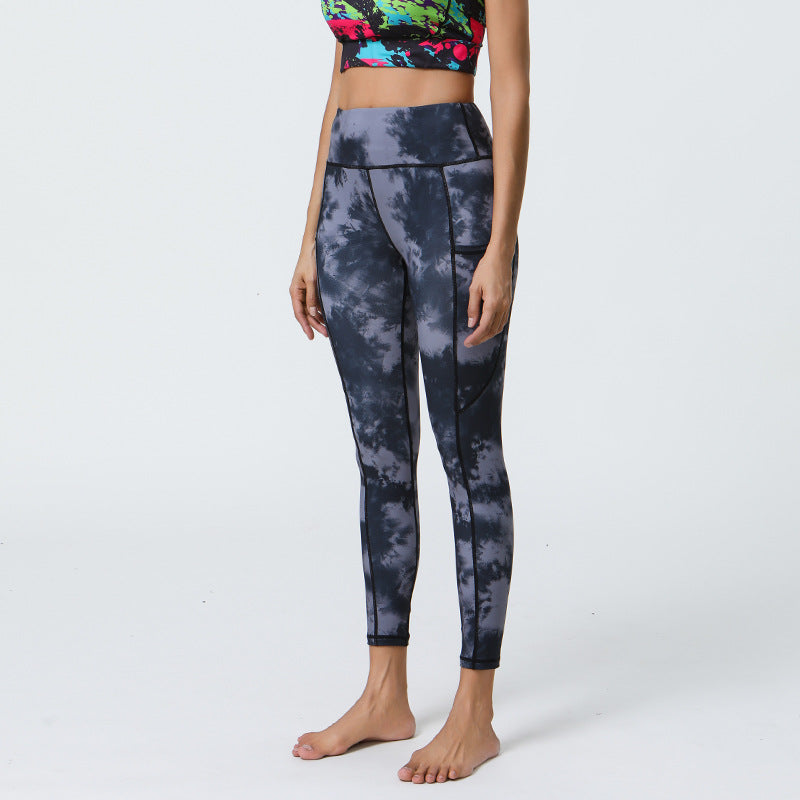 Printed Yoga Leggings with Diverse Long-Lasting Prints, High Support, Elastic Comfort for Fitness Enthusiasts and Gym Use