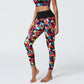 High Support Printed Yoga Leggings with Long-Lasting Prints & Muscle Compression