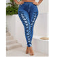 Denim-Like Yoga Leggings for Slimming Outer Wear with Pocket Design - Elastic Comfort, Daily Versatile and Wear-Resistant