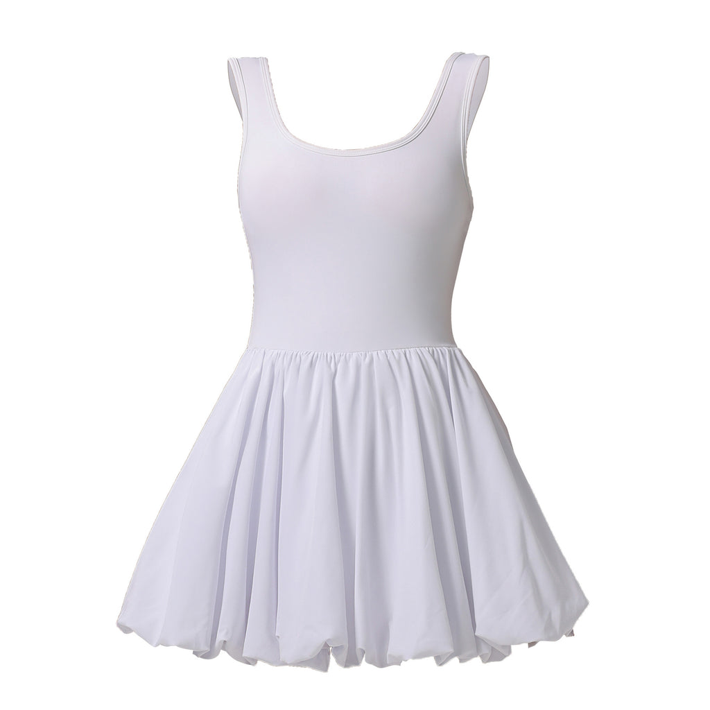 Nude fake two-piece sports dress women's anti-exposure base outdoor running fitness tennis skirt