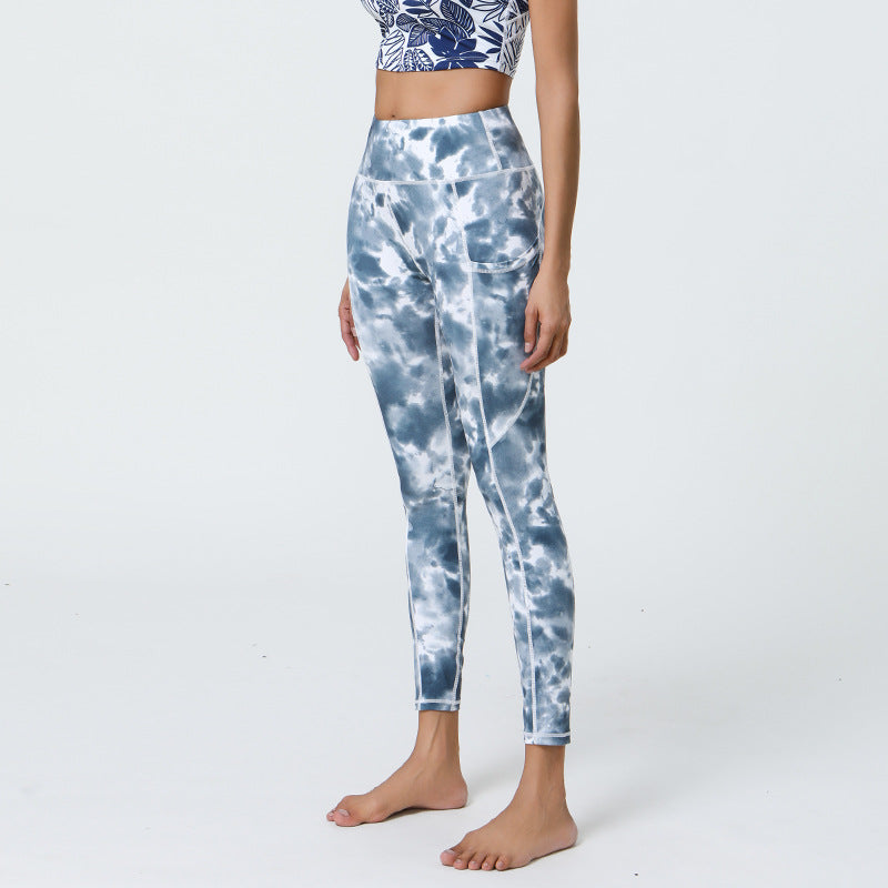 Printed Yoga Leggings with Diverse Long-Lasting Prints, High Support, Elastic Comfort for Fitness Enthusiasts and Gym Use