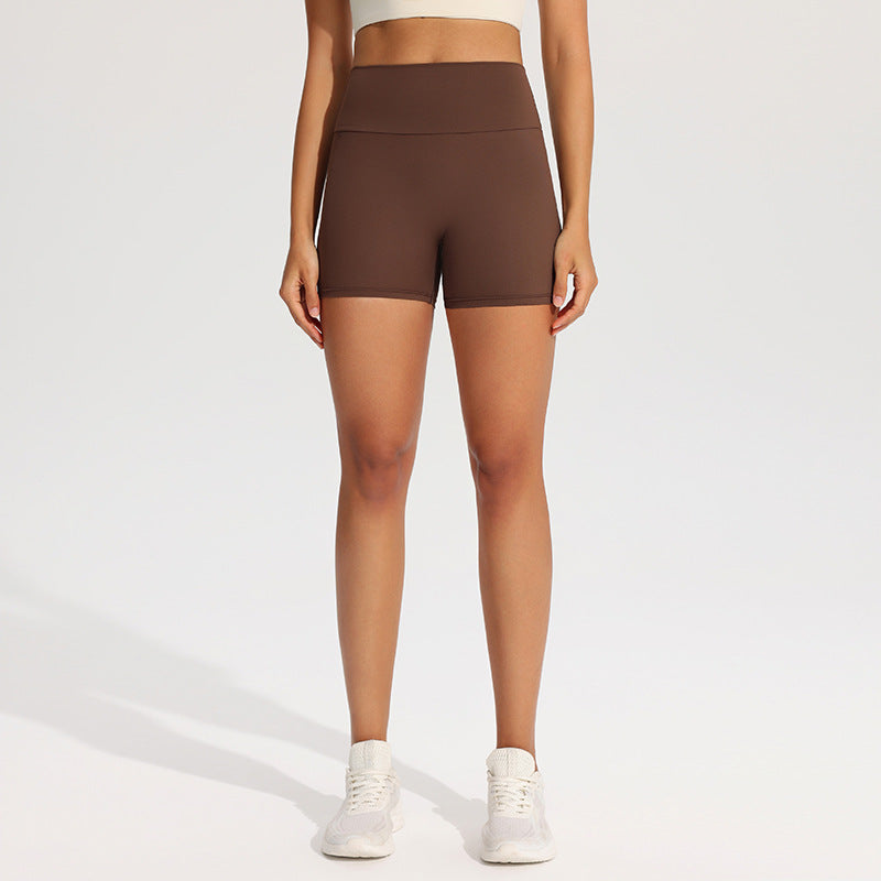High-waisted hip lift fitness shorts women's stretch skinny peach arm yoga pants running training wear sweatpants