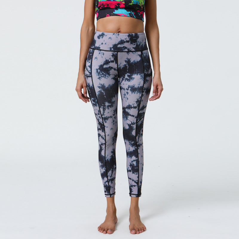 Printed Yoga Leggings with Diverse Long-Lasting Prints, High Support, Elastic Comfort for Fitness Enthusiasts and Gym Use