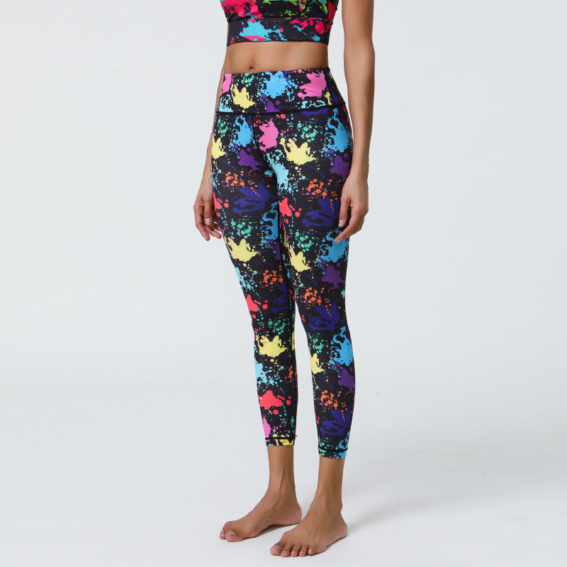 Diverse Prints High Support Muscle Compression Printed Yoga Leggings for Gym & Daily Wear