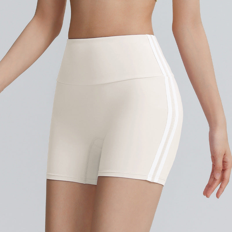 Double line sports shorts sports outdoor cycling pants quick-drying breathable yoga shorts Pilates yoga pants women