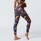 Diverse Prints High Support Muscle Compression Printed Yoga Leggings for Gym & Outdoor