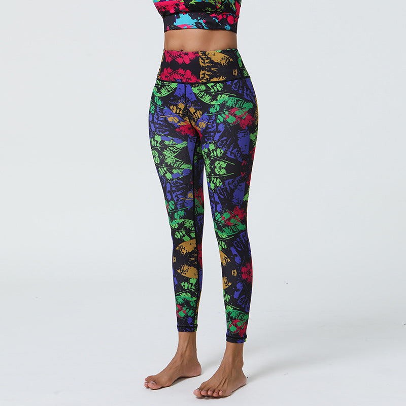 Diverse Prints High Support Muscle Compression Printed Yoga Leggings for Gym & Daily Wear