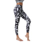 High-Waisted Printing Yoga Pants with Long-Lasting Prints & Four-Way Stretch