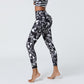 High-Waisted Printing Yoga Pants with Long-Lasting Prints & Four-Way Stretch