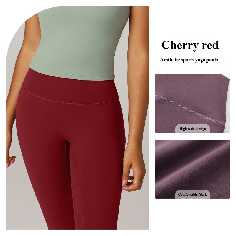 European and American cross-border Amazon specializes in high waist tummy control yoga pants tight quick-drying breathable sports fitness pants for women
