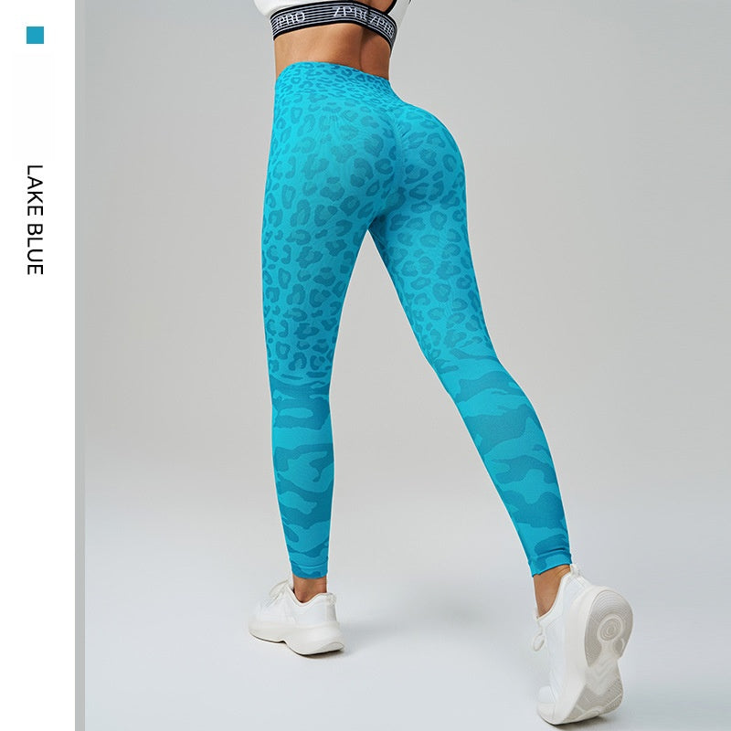 Sexy Leopard Print Yoga Leggings for Gym - Slimming & Hip-Lifting, High Support, Moisture-Wicking Fitness Pants