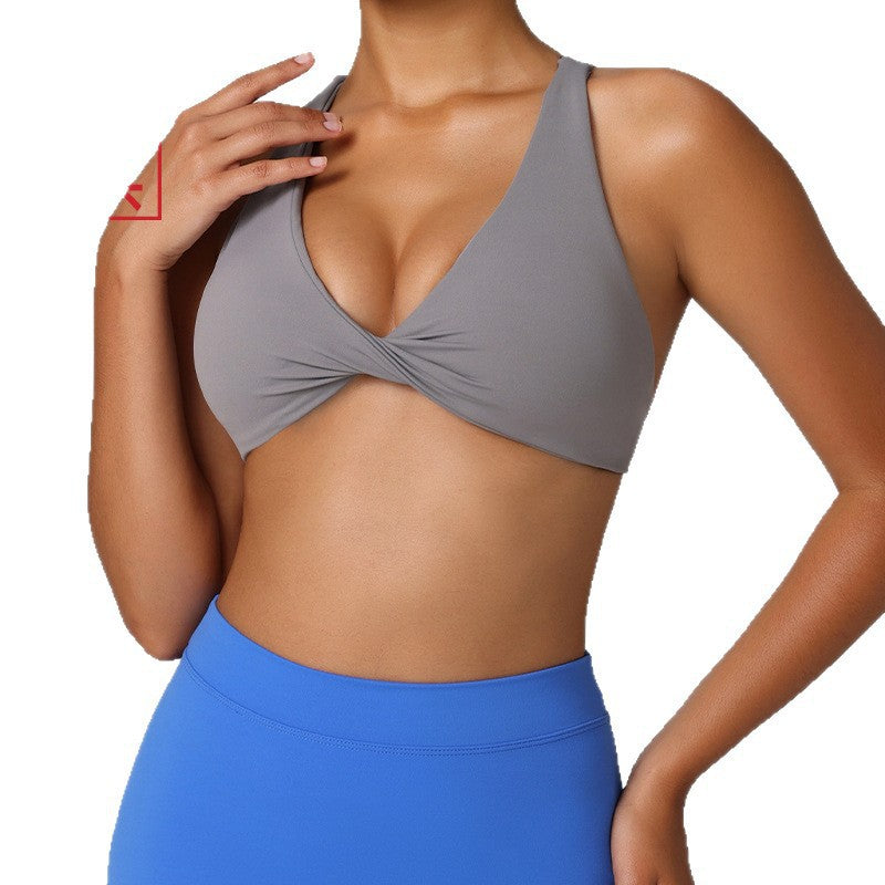 Beautiful back sports bra women's quick-drying breathable running fitness bra