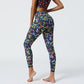 Diverse Prints Long-Lasting Printed Yoga Pants with High Support & Muscle Compression for Fitness Enthusiasts