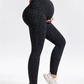 Fashionable & Eye-Catching Leopard Print Yoga Leggings for Postpartum Recovery with High-Waisted Abdomen-Supporting and Gentle Elasticity
