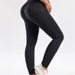 Fashionable & Eye-Catching Leopard Print Yoga Leggings for Postpartum Recovery with High-Waisted Abdomen-Supporting and Gentle Elasticity