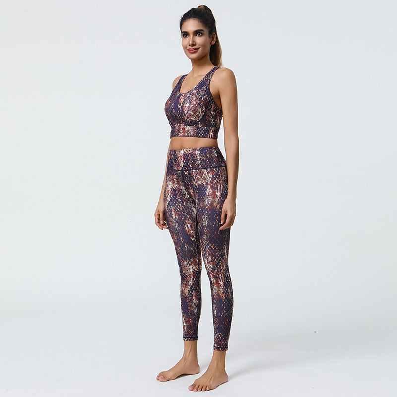 Printed Yoga Leggings with Long-Lasting Prints & High Support