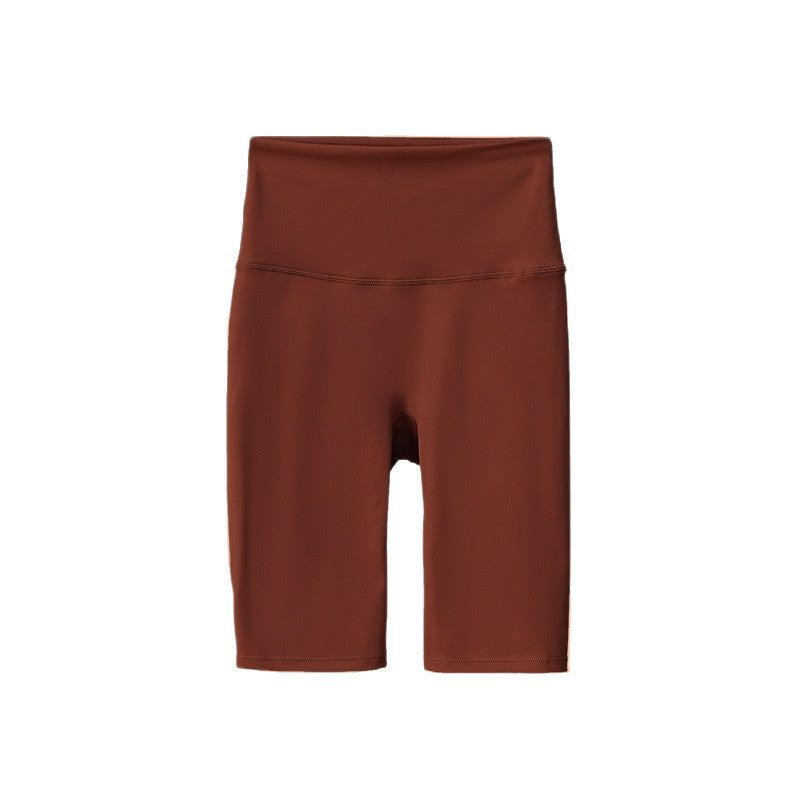 Five-point sports shorts, women's sports, outdoor peach, buttocks, fitness pants, high waist, tummy tuck, yoga shorts, running Pilates
