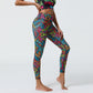 Diverse Prints Long-Lasting Printed Yoga Pants with High Support & Muscle Compression for Fitness Enthusiasts