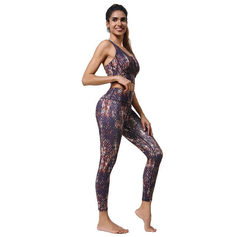 Printed Yoga Leggings with Long-Lasting Prints & High Support