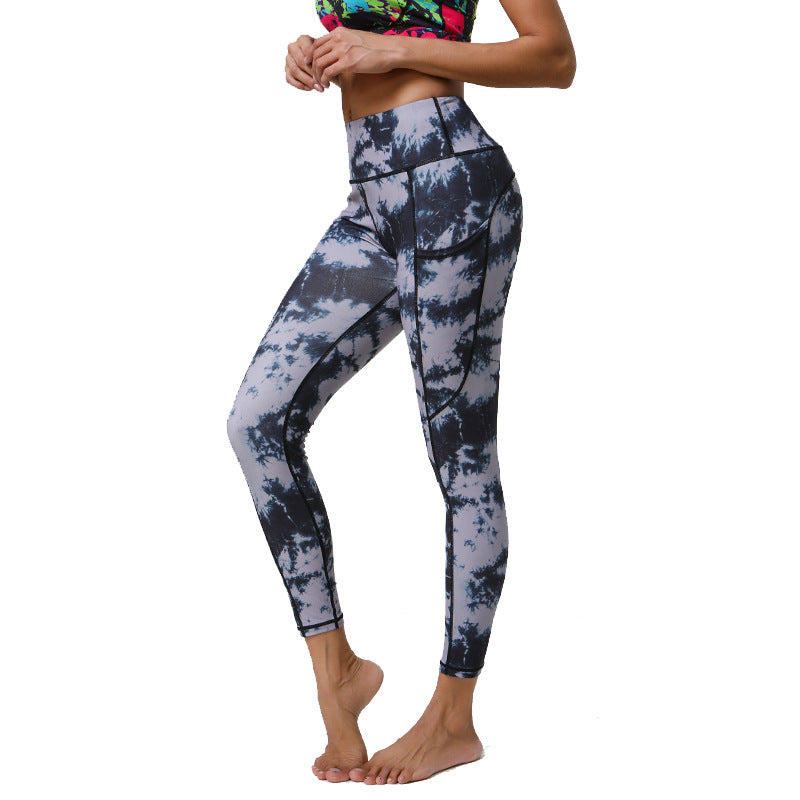 Printed Yoga Leggings with Diverse Long-Lasting Prints, High Support, Elastic Comfort for Fitness Enthusiasts and Gym Use