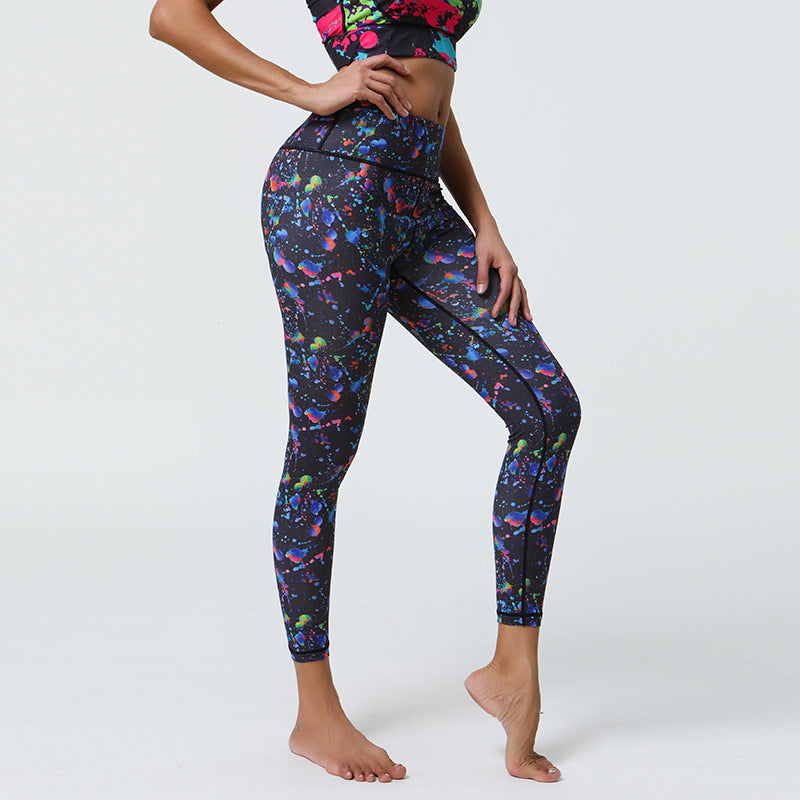 Diverse Prints High Support Muscle Compression Printed Yoga Leggings for Gym & Daily Wear