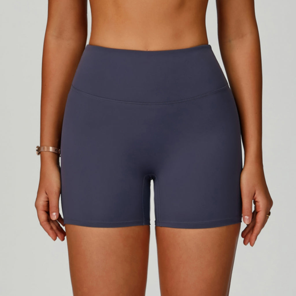 Sports shorts eco-friendly recycled high waist fitness shorts women's outdoor running sports yoga pants