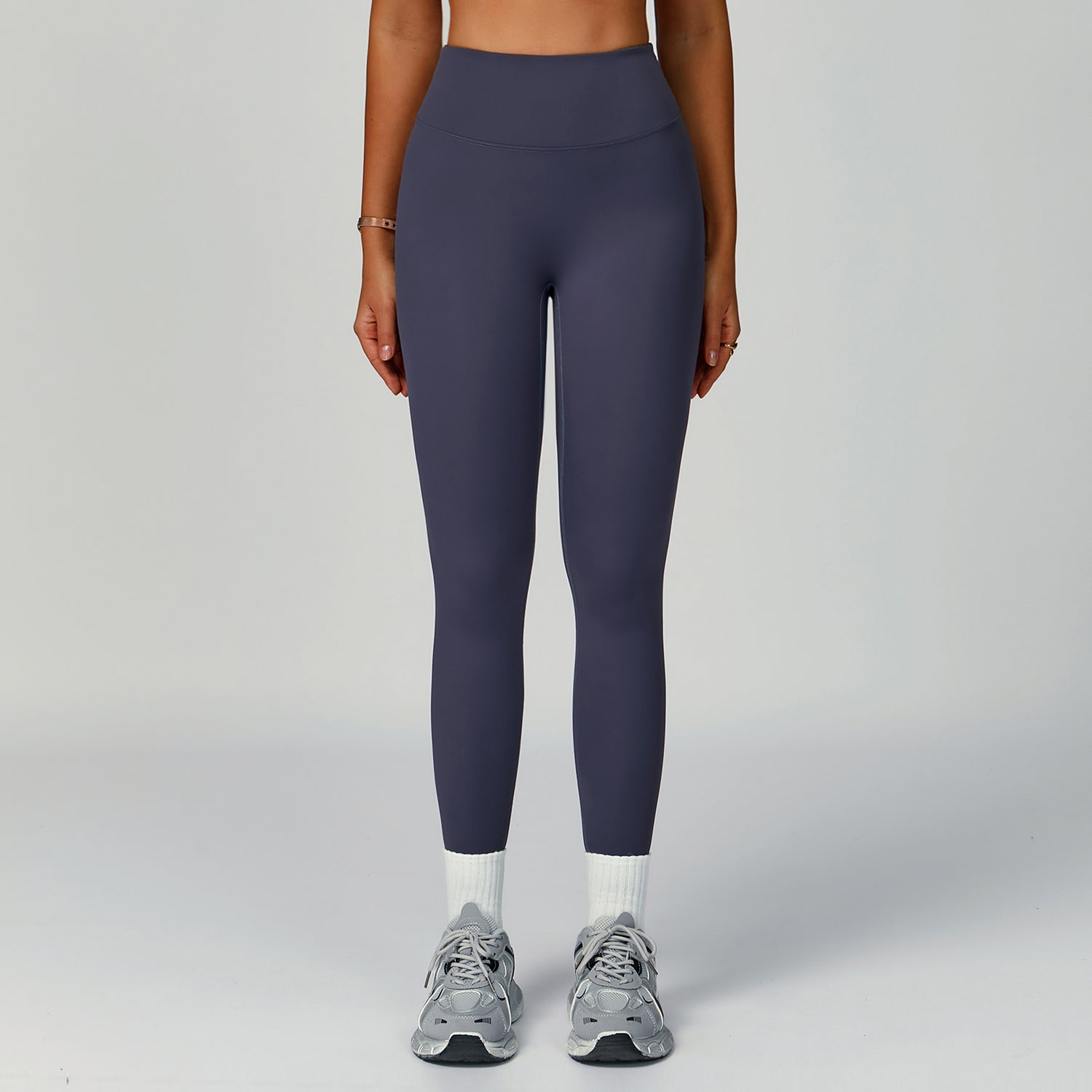 Environmentally friendly recycled high waist leggings outdoor running yoga pants women's quick-drying sports fitness pants