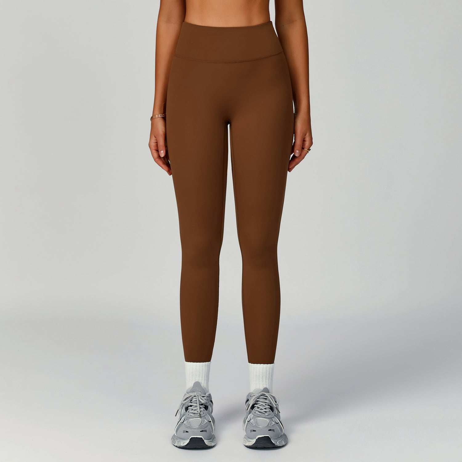 Environmentally friendly recycled high waist leggings outdoor running yoga pants women's quick-drying sports fitness pants