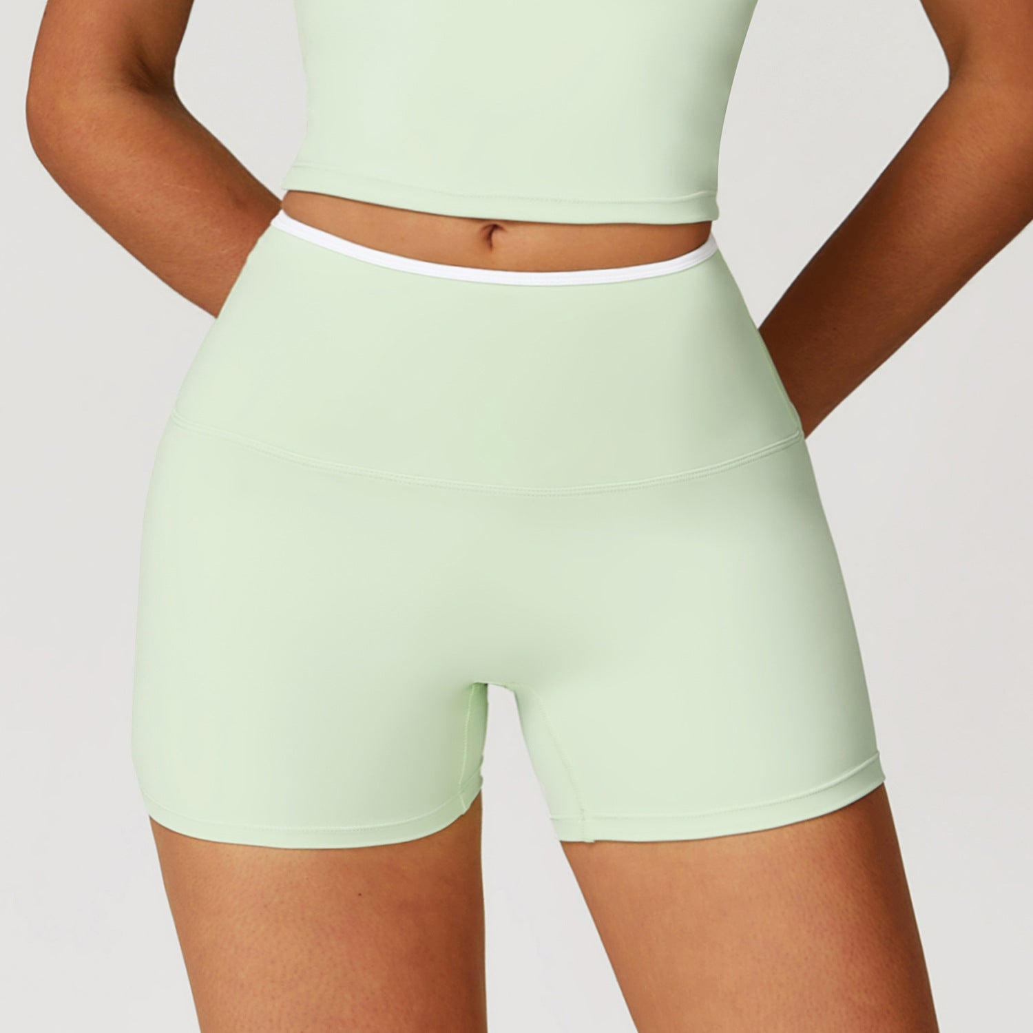 Yoga shorts tight high waist quick dry shorts sports running fitness shorts