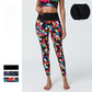 High Support Printed Yoga Leggings with Long-Lasting Prints & Muscle Compression