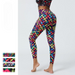 Diverse Prints Long-Lasting Printed Yoga Pants with High Support & Muscle Compression for Fitness Enthusiasts